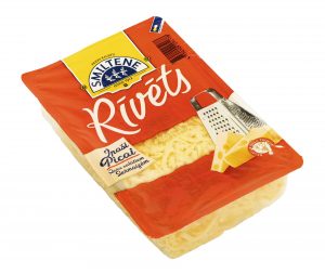 Rīvēts siers puscietais (fasēts)